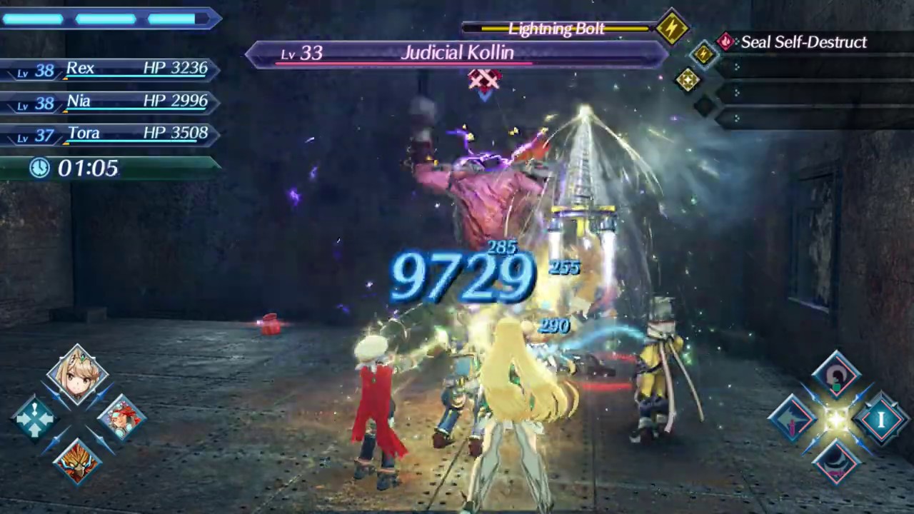 XC2: Unique monster Lv33 - Judicial Kollin - YouTube