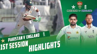 1st Session Highlights | Pakistan vs England | 1st Test Day 5 | PCB | MY2T