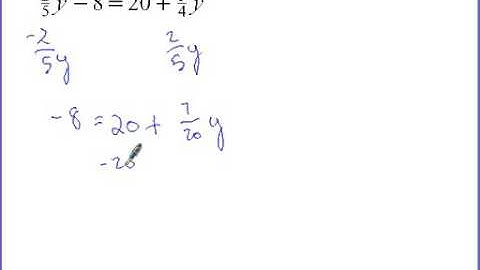 Lesson 5-2 Solving Equations with Variables on Both Sides