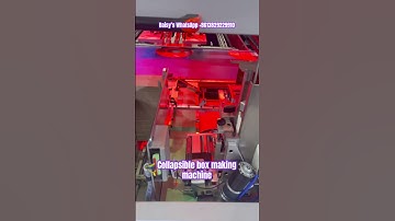 Collapsible box making machine, folding box machine, luxury packaging box, gift box, case maker