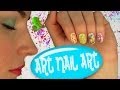 Art Nail Art! Nail Tutorial for 5 Easy Nail Art Designs. No Tools!