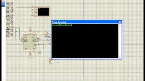 Serial communication from matlab(PC)  to 8051 in  proteus simulation software!!