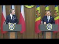 Conferința prim-miniștrilor Republicii Moldova și Cehiei, Dorin Recean și Petr Fiala