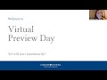 Summer 2021 Virtual Preview Day - Admissions Webinar