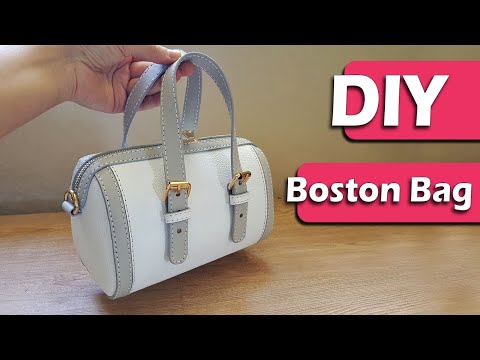 Dust Bag DIY Designer Boston Bag | DIY Leather Bag Kit