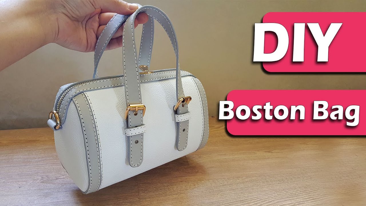 Dust Bag DIY Designer Boston Bag | DIY Leather Bag Kit