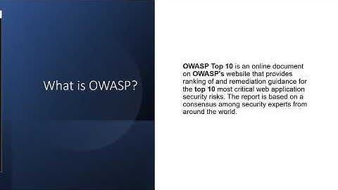 OWASP top 10 Attack Overview | OWASP top 10 explained