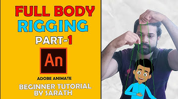FULL BODY RIGGING IN ANIMATE CC|HOW TO RIG HUMAN CHARACTER|2D TUTORIAL BY SARATH