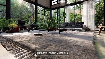 Lumion 9 Feature Example: Furry Materials