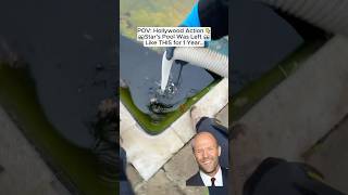 Swamp Pool Hidden Treasure Reveal (Celebrity Mansion Cleanup) #diy #cleaning #swimmingpool