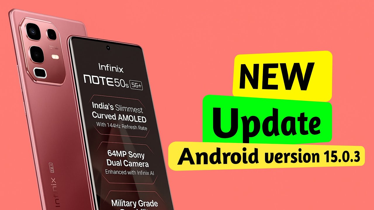 Infinix Software infinix note 50s 5G+ New Update | infinix note 50s software update ...