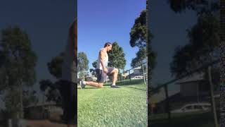 AFL Training - Split Squat Isometric