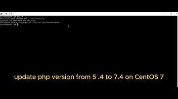 How to update php version on CentOS 7