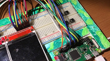 Raspberry Zero with two tft displays