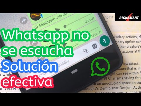 🛠SOLUCIÓN los audios en whatsapp no se escucha 🪛arreglar problema - YouTube
