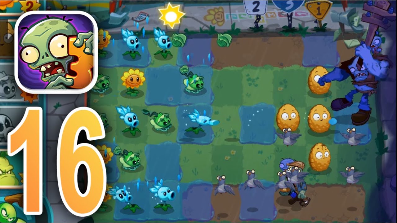 Plants Vs Zombies 3 / Part 16 / gameplay / (mobile gameplay) - YouTube