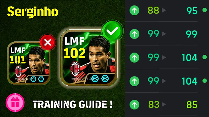 FREE Epic Serginho Best Training Guide 102 Max Level Upgrade Player Progression eFootball 2025