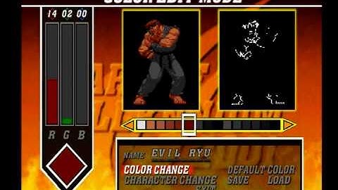(Capcom vs SNK 2) Evil Ryu [Ryu Color Edit]