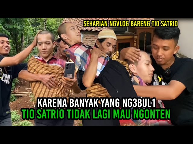 SEDIH🥺 TIO SATRIO TIDAK MAU LAGI NGONTEN KARENA BANYAK YANG NG3BUL1N9 class=