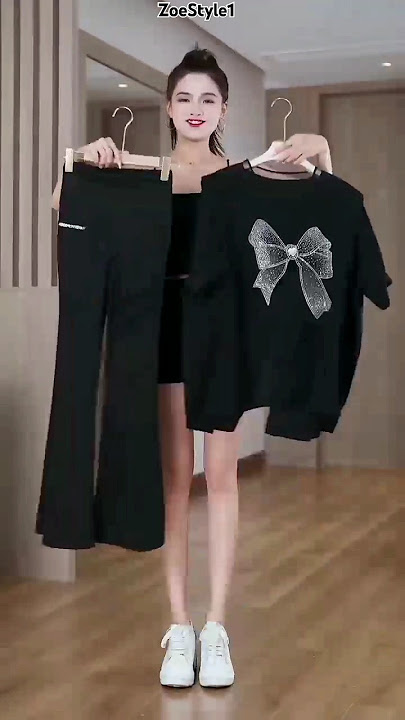 Bitter Bow Short Sleeve T-Shirt Top(Black)#top #tshirts #shorts #youtubeshorts @ZoeStyle1
