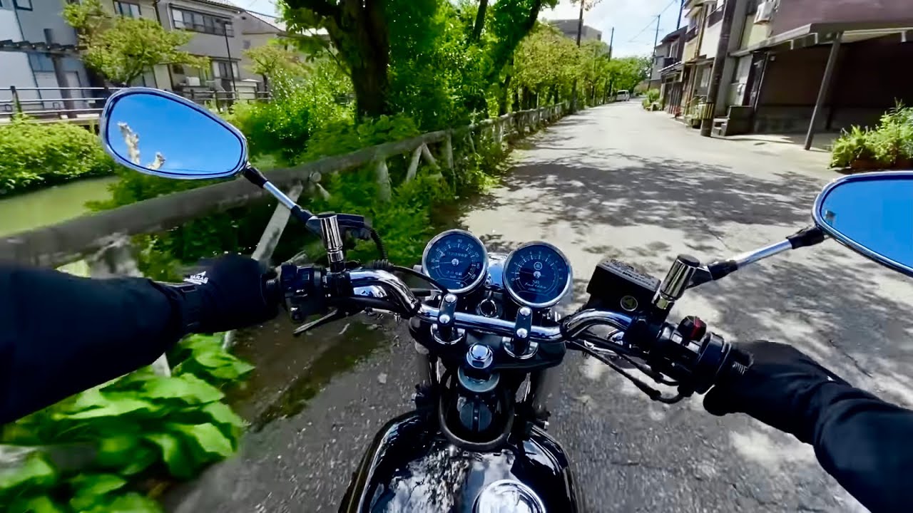 【SR400】simple  touring  video/single cylinder motorcycle BGM