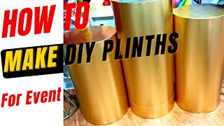 Diy Plinths For Events Parties Birhtday Decoration Display Table Stands Round CylinderTable