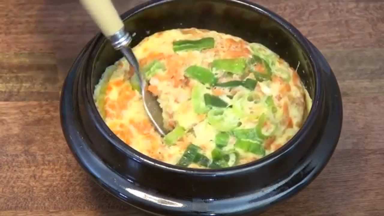 전자렌지로 뚝닥! 5분 뚝배기 계란찜 만들기 - YouTube 전자렌지로 뚝닥! 5분 뚝배기 계란찜 만들기 - Youtube