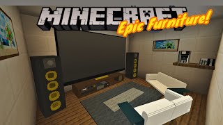Make Decoration FURNITURE HQ in Minecraft! (PC, TV, Blender, Coffee, Toast...) - Add-on - Minecraft screenshot 2