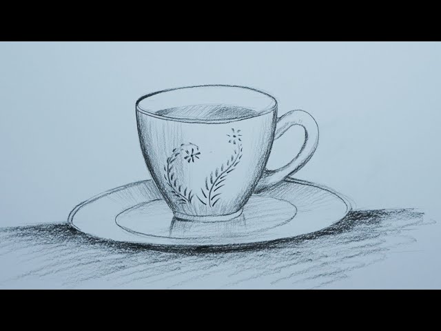 How to draw cup plate ||Gali Gali Art || - YouTube
