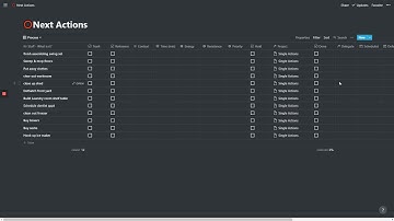 Notion Walkthrough | GTD Next Action Views and Filters