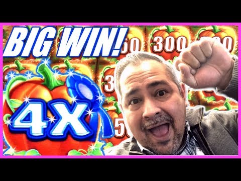 I DID IT! 🤑 BLUE RIBBON PUMPKIN FOUND! 🎃 44 SPINS AT 4X MIGHTY CASH BIG WIN!! | Slot Traveler