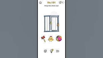 Brain out level 181 help the chick out