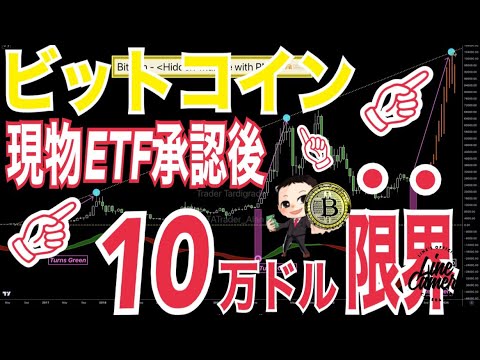 ビットコイン（BTC）現物ETF同時承認が濃厚！？次回バブルの天井は10万〜12万ドルが限界か。