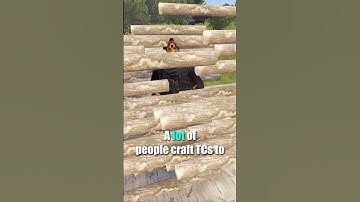 Craft These Instead of TCs to Carry More Wood in Rust! #rust #rusttips #rustshorts