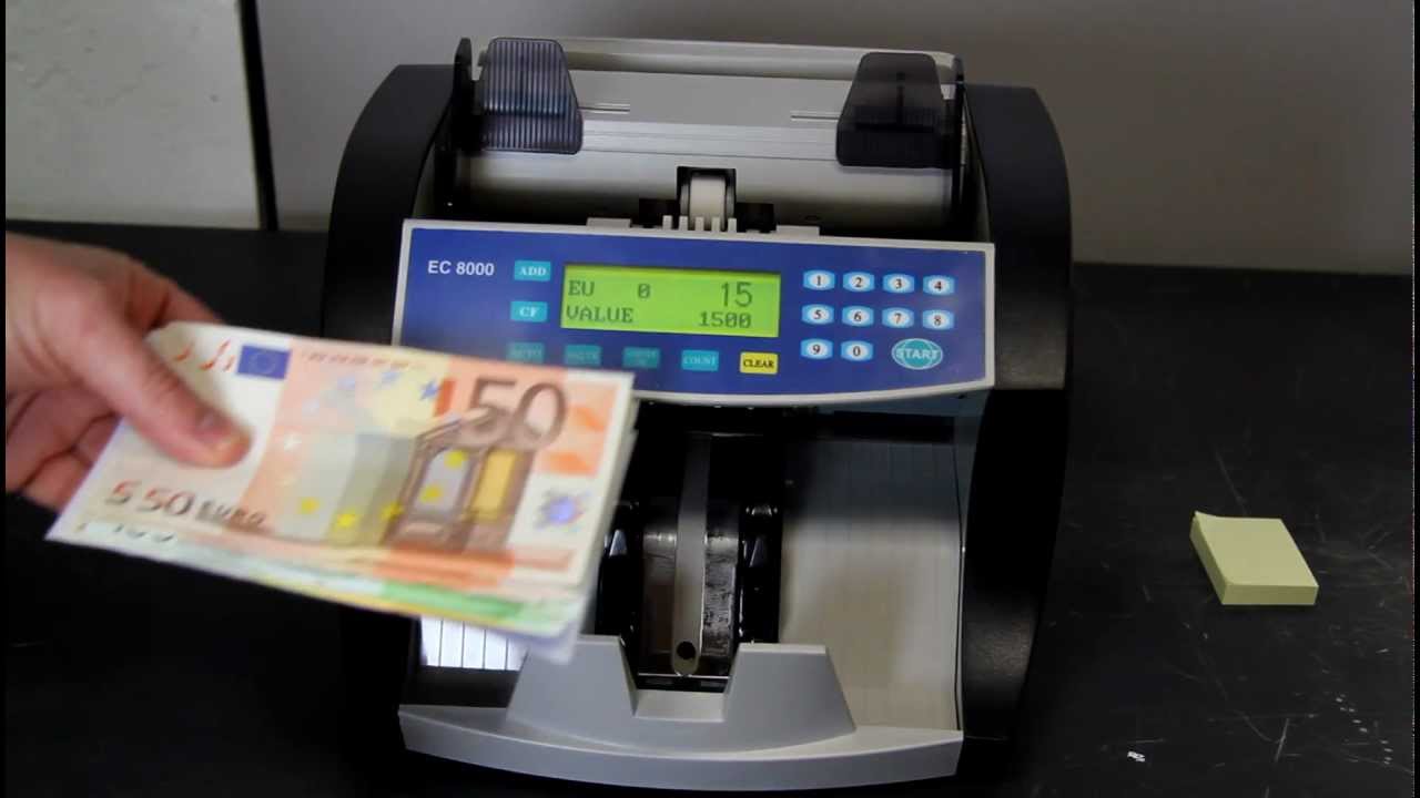 Valorizzatrice e conta banconote EC 8000 