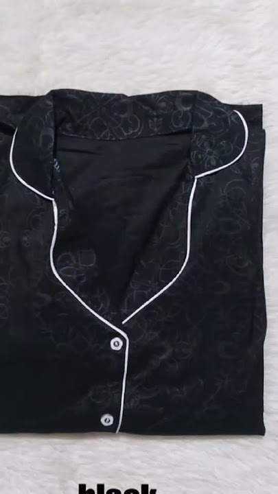 PEPOY SHOP Stelan Piyama Baju Tidur Tangan Panjang ( PP ) Embos Motif Wanita LD 104 Cm