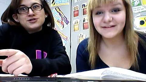 Me & Claudia in class