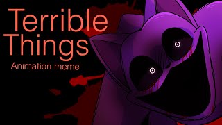 Terrible Things // catnap animation meme