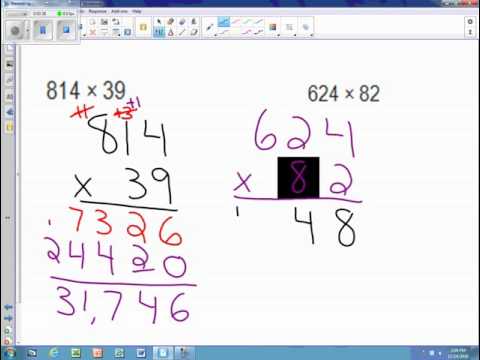 Module 2 Lesson 5 Standard Algorithm Multiplication - YouTube