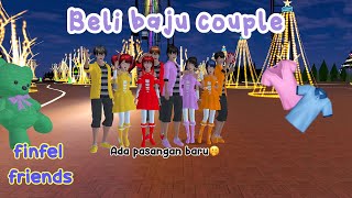 FINFEL FRIENDS | BELI BAJU COUPLE👚👕 | DRAMA SAKURA SCHOOL SIMULATOR