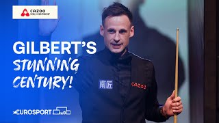 David Gilbert scores a beautiful CENTURY! 🤩 | Semi-Final | 2024 World Snooker Championship