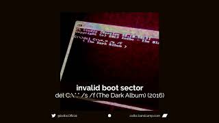 invalid boot sector