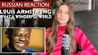 RUSSIAN Reacts to Louis Armstrong “What a Wonderful world” | FIRST time JAZZ music reaction