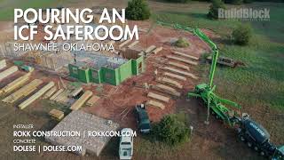 Pouring An Icf Saferoom, Shawnee, Oklahoma