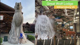Great Wolf Lodge  Williamsburg Virginia Full Resort Tour