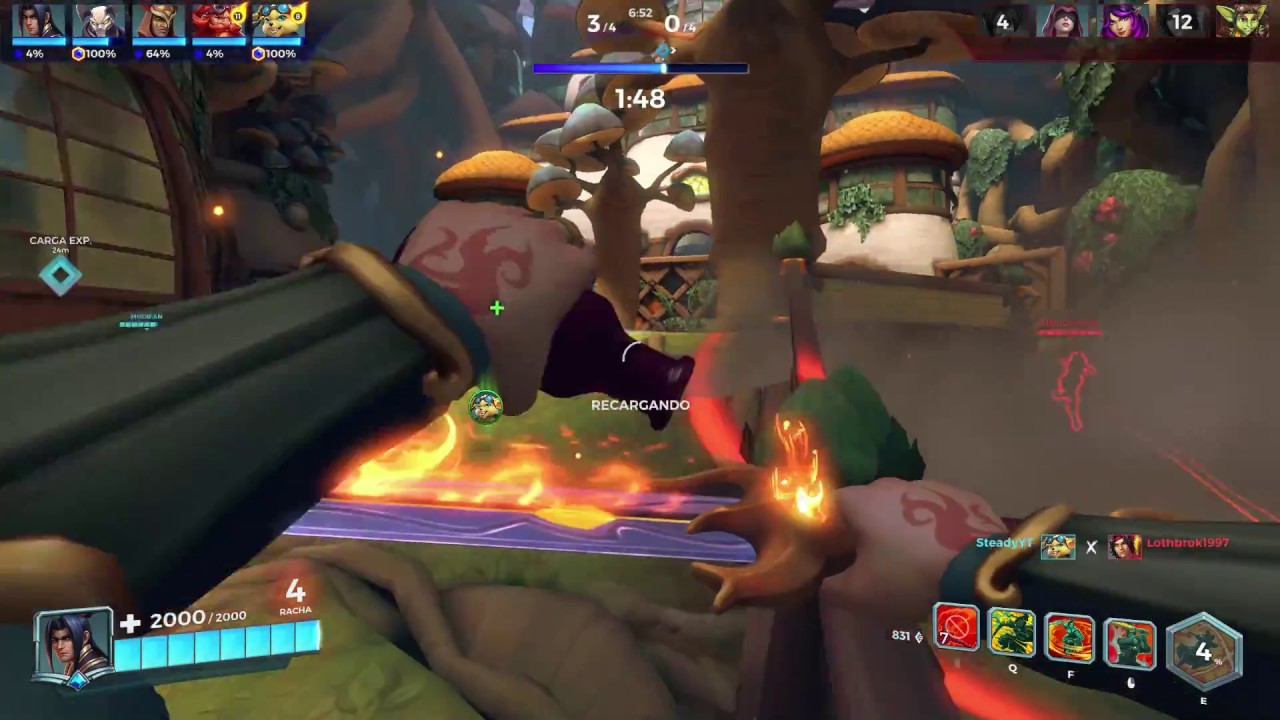 Paladins - Partida en  modo Asedio con el campeón Zhin