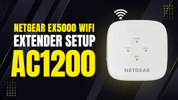 Netgear EX5000 WiFi extender Setup  AC1200