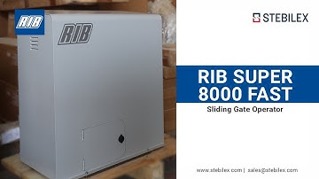 RIB | SUPER 8000 FAST | Sliding Gate Automation | Stebilex | Dubai | UAE #slidinggate #stebelix
