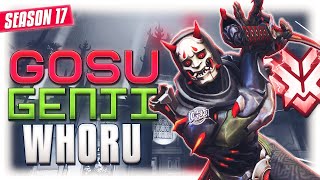 GOSU Genji Plays by WhoRu - INSANE Blades ! 누구세요쨩 [S17 TOP 500]