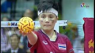 [THA-KOR] 30th King&#39;s Cup Sepaktakraw Women&#39;s Team A Set2